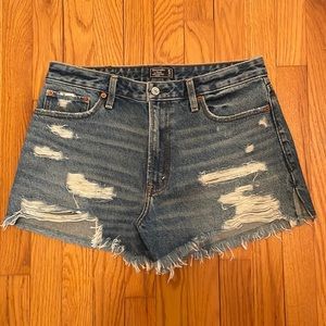 Abercrombie High Rise Jean Short